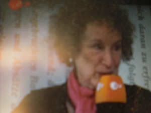 Foto Seriello KLAUSENS von Margaret Atwood auf der Buchmesse Frankfurt 15.10.2009