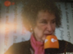 Foto Seriello KLAUSENS von Margaret Atwood auf der Buchmesse Frankfurt 15.10.2009