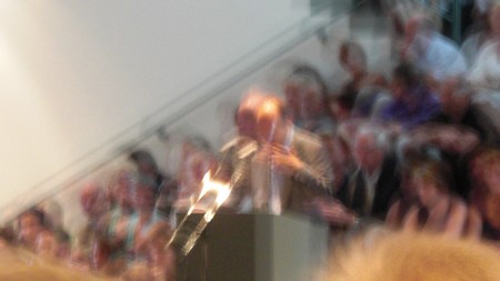 Klausens Foto Seriello Stephan Berg zu Erffnung der Kunstausstellung "Der Westen leuchtet" am 9.7.2010 Kunstmuseum Bonn