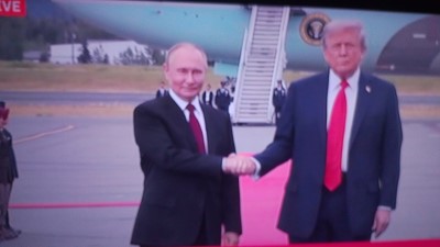 seriello-foto live klausens zu trump-putin-treffen alaska anchorage 15.8.2025
