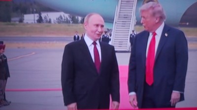 seriello-foto live klausens zu trump-putin-treffen alaska anchorage 15.8.2025
