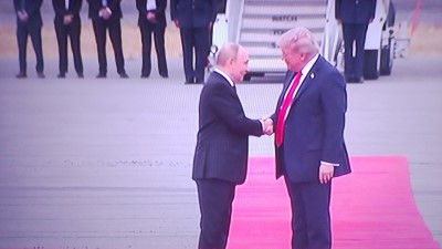 seriello-foto live klausens zu trump-putin-treffen alaska anchorage 15.8.2025