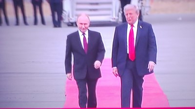 seriello-foto live klausens zu trump-putin-treffen alaska anchorage 15.8.2025
