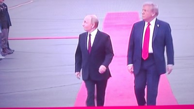 seriello-foto live klausens zu trump-putin-treffen alaska anchorage 15.8.2025
