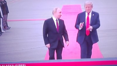 seriello-foto live klausens zu trump-putin-treffen alaska anchorage 15.8.2025