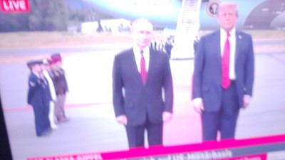 seriello-foto live klausens zu trump-putin-treffen alaska anchorage 15.8.2025