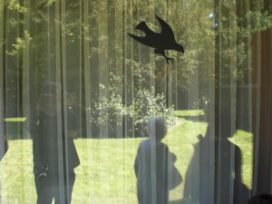 SERIELLO des Künstlers Klausens = Klau/sens vom 23.5.2009 in Bonn im Park des Palais Schaumburg vom Kanzlerbungalow bzw. Bundeskanzlerbungalow