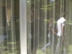 SERIELLO des Künstlers Klausens = Klau/sens vom 23.5.2009 in Bonn im Park des Palais Schaumburg vom Kanzlerbungalow bzw. Bundeskanzlerbungalow