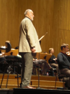 KLAUSENS Seriello KURT MASUR 31.10.2009 Bonn Beethovenhalle Meisterkurs Dirigieren