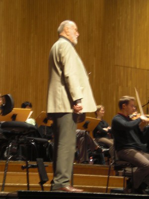 KLAUSENS Seriello KURT MASUR 31.10.2009 Bonn Beethovenhalle Meisterkurs Dirigieren