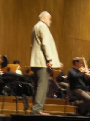 KLAUSENS Seriello KURT MASUR 31.10.2009 Bonn Beethovenhalle Meisterkurs Dirigieren