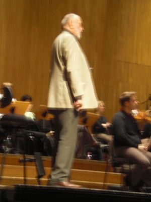 KLAUSENS Seriello KURT MASUR 31.10.2009 Bonn Beethovenhalle Meisterkurs Dirigieren