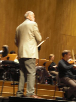 KLAUSENS Seriello KURT MASUR 31.10.2009 Bonn Beethovenhalle Meisterkurs Dirigieren