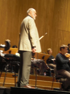 KLAUSENS Seriello KURT MASUR 31.10.2009 Bonn Beethovenhalle Meisterkurs Dirigieren