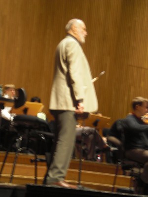KLAUSENS Seriello KURT MASUR 31.10.2009 Bonn Beethovenhalle Meisterkurs Dirigieren