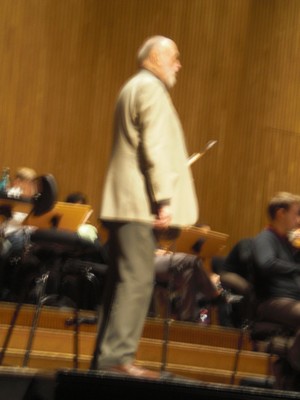KLAUSENS Seriello KURT MASUR 31.10.2009 Bonn Beethovenhalle Meisterkurs Dirigieren