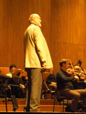 KLAUSENS Seriello KURT MASUR 31.10.2009 Bonn Beethovenhalle Meisterkurs Dirigieren