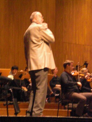 KLAUSENS Seriello KURT MASUR 31.10.2009 Bonn Beethovenhalle Meisterkurs Dirigieren