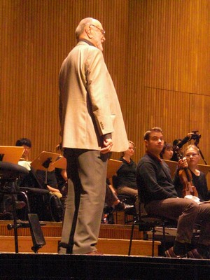 KLAUSENS Seriello KURT MASUR 31.10.2009 Bonn Beethovenhalle Meisterkurs Dirigieren