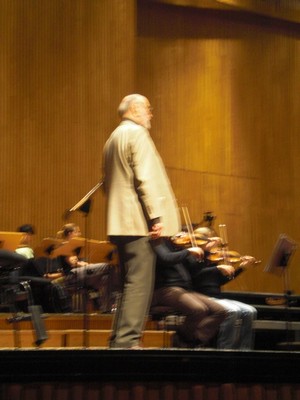 KLAUSENS Seriello KURT MASUR 31.10.2009 Bonn Beethovenhalle Meisterkurs Dirigieren