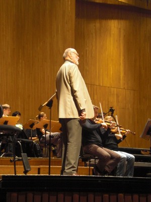 KLAUSENS Seriello KURT MASUR 31.10.2009 Bonn Beethovenhalle Meisterkurs Dirigieren