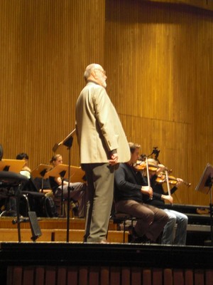 KLAUSENS Seriello KURT MASUR 31.10.2009 Bonn Beethovenhalle Meisterkurs Dirigieren