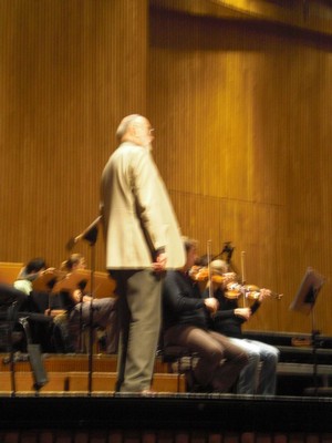 KLAUSENS Seriello KURT MASUR 31.10.2009 Bonn Beethovenhalle Meisterkurs Dirigieren