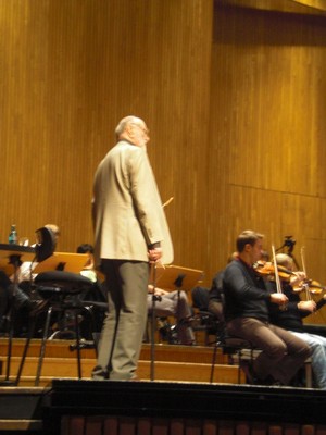 KLAUSENS Seriello KURT MASUR 31.10.2009 Bonn Beethovenhalle Meisterkurs Dirigieren