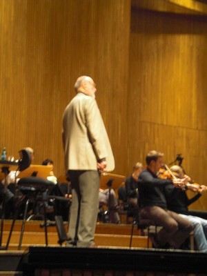 KLAUSENS Seriello KURT MASUR 31.10.2009 Bonn Beethovenhalle Meisterkurs Dirigieren