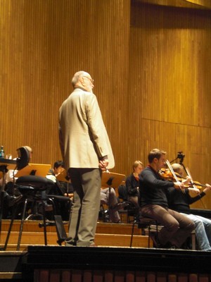 KLAUSENS Seriello KURT MASUR 31.10.2009 Bonn Beethovenhalle Meisterkurs Dirigieren