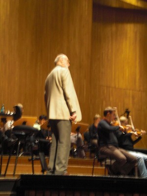 KLAUSENS Seriello KURT MASUR 31.10.2009 Bonn Beethovenhalle Meisterkurs Dirigieren