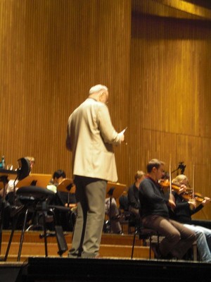 KLAUSENS Seriello KURT MASUR 31.10.2009 Bonn Beethovenhalle Meisterkurs Dirigieren