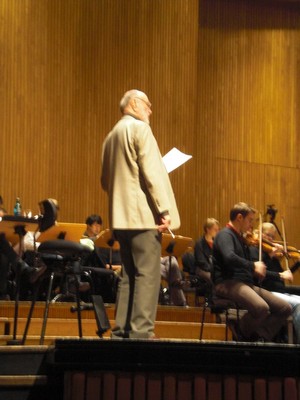 KLAUSENS Seriello KURT MASUR 31.10.2009 Bonn Beethovenhalle Meisterkurs Dirigieren