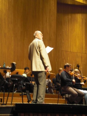 KLAUSENS Seriello KURT MASUR 31.10.2009 Bonn Beethovenhalle Meisterkurs Dirigieren