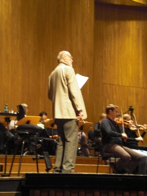 KLAUSENS Seriello KURT MASUR 31.10.2009 Bonn Beethovenhalle Meisterkurs Dirigieren