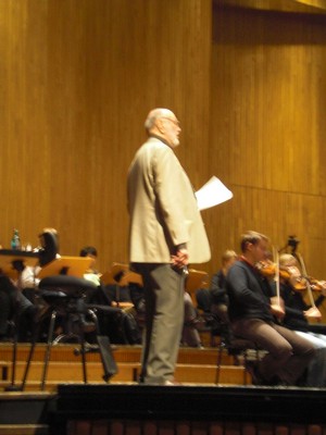 KLAUSENS Seriello KURT MASUR 31.10.2009 Bonn Beethovenhalle Meisterkurs Dirigieren