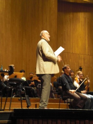 KLAUSENS Seriello KURT MASUR 31.10.2009 Bonn Beethovenhalle Meisterkurs Dirigieren