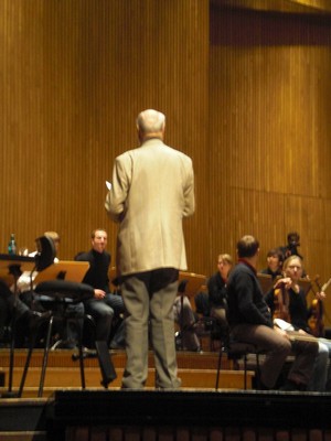 KLAUSENS Seriello KURT MASUR 31.10.2009 Bonn Beethovenhalle Meisterkurs Dirigieren